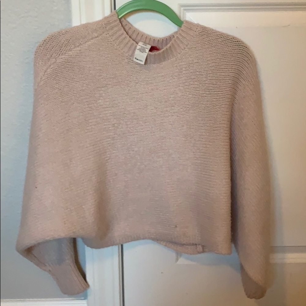 garage pink sweater